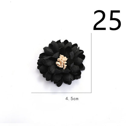Fabric Flower Rose Sticky Head DIY Handmade Headdress