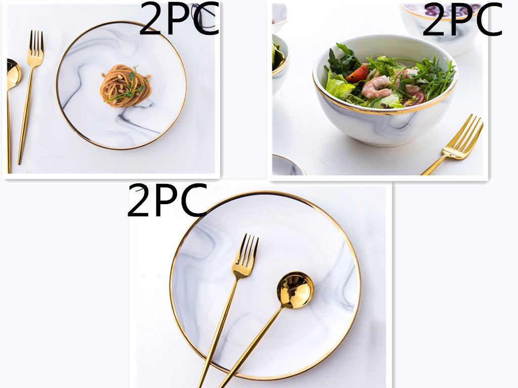 Japanese Style Combination Tableware Set, Household Ceramic Dishes And Dishes
