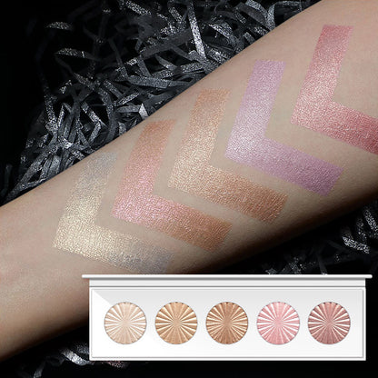 5-color Highlight Trimming Tray Three-dimensional Natural Brightening