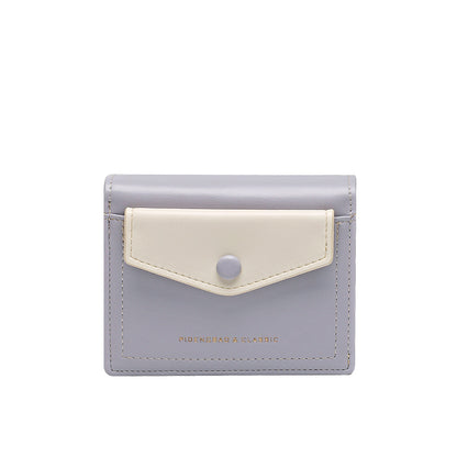 Urban Minimalist Women's Short Leather Wallet