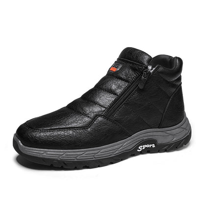 Fleece And Cotton Warm Outdoor Hiking Shoes