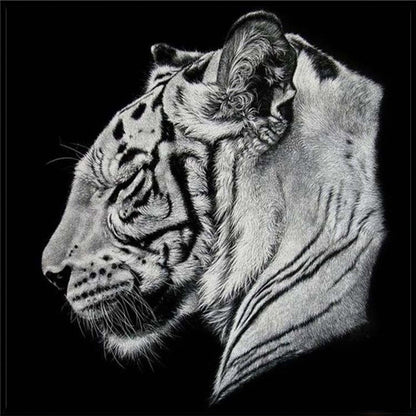 Diy5d Diamond Painting Full Sticker Animal Cross Embroidery Wolf