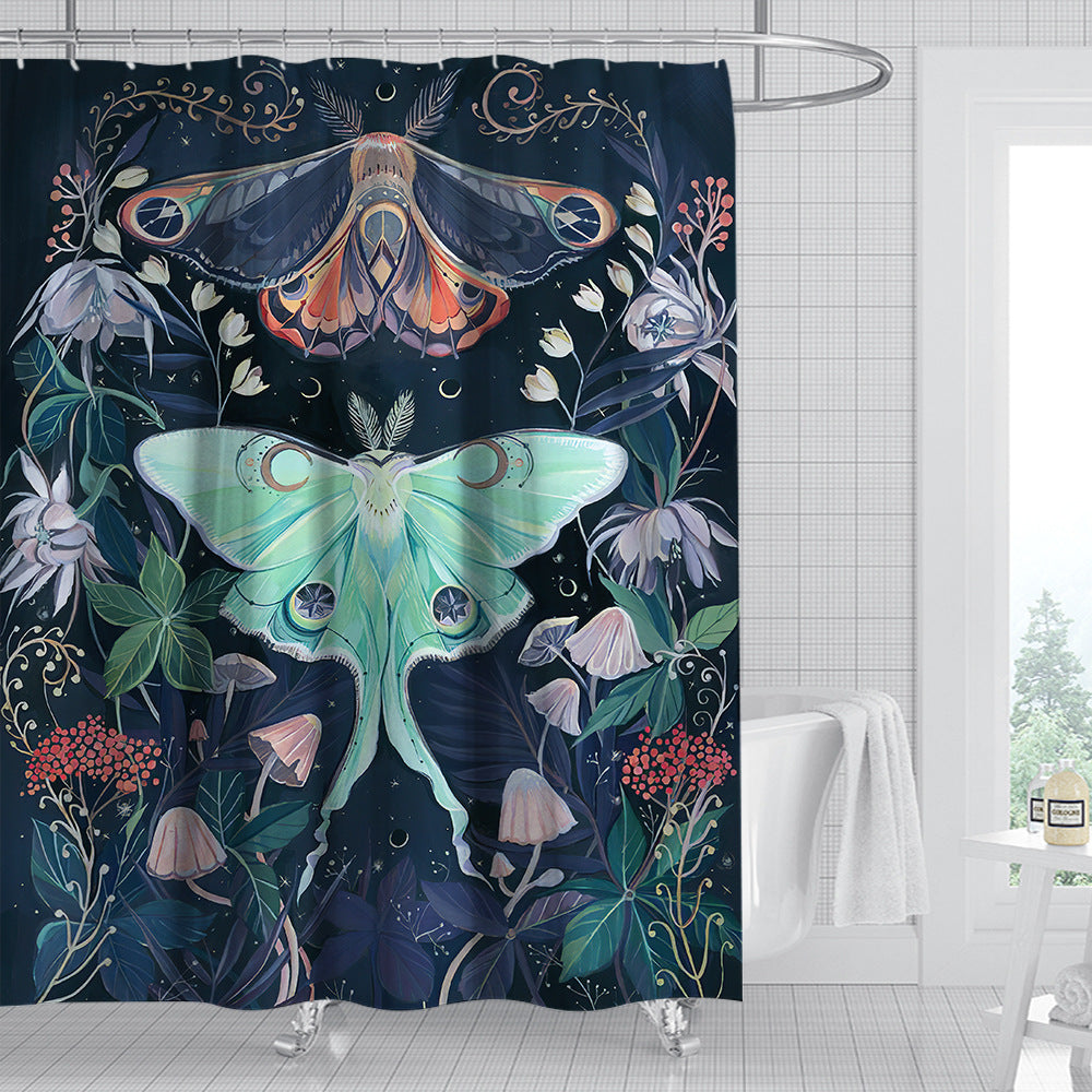 Digital Print-free Bathroom Curtain