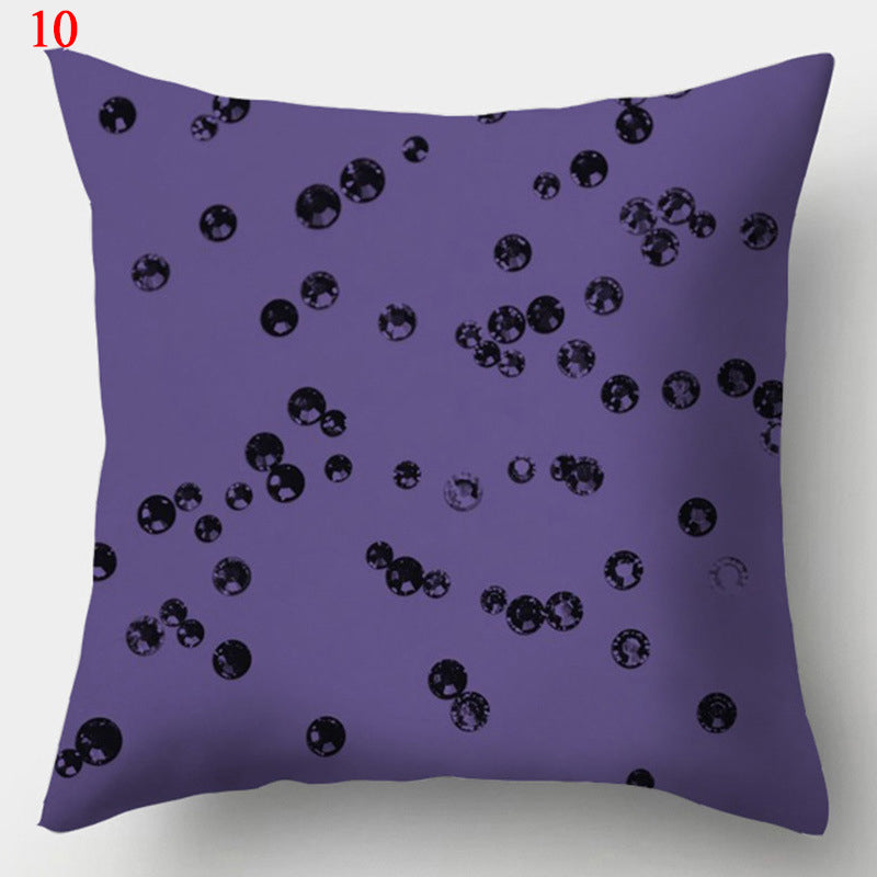 Modern Minimalist Creative Fabric Colorful Geometric Pillowcase