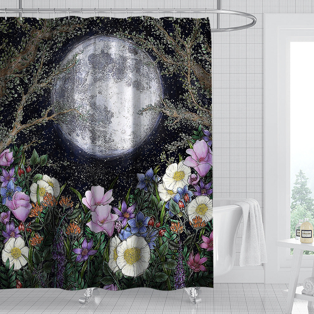 Digital Print-free Bathroom Curtain