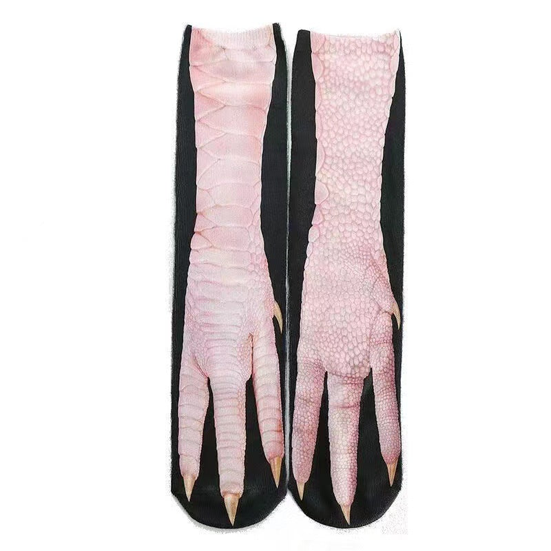 3D Animal Paw Tube Socks Funny Creative