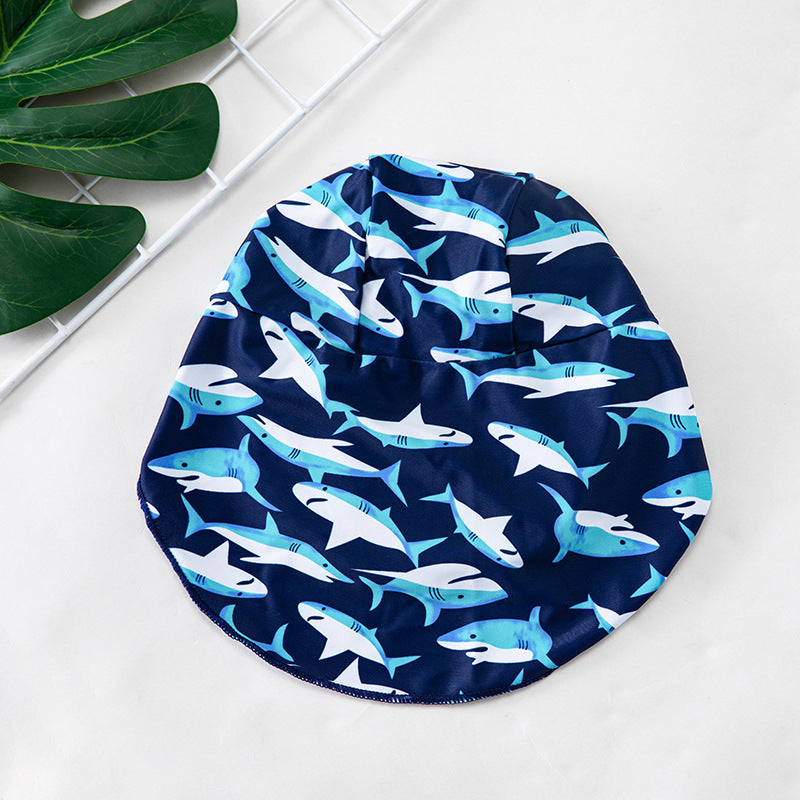Boys' One Piece Hot Spring Beach Sunshade Sunscreen Quick Dry Swimsuit