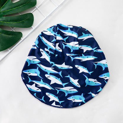 Boys' One Piece Hot Spring Beach Sunshade Sunscreen Quick Dry Swimsuit