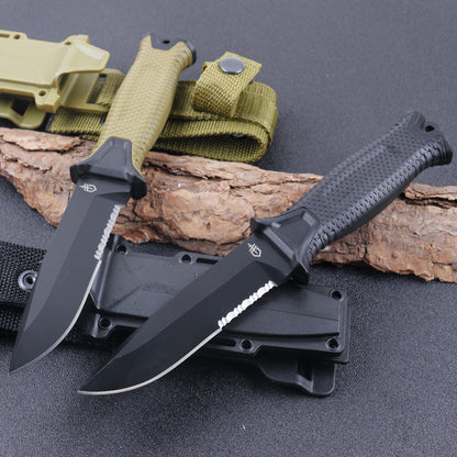 Wilderness Survival Jungle Adventure Diving Gaiter Knife