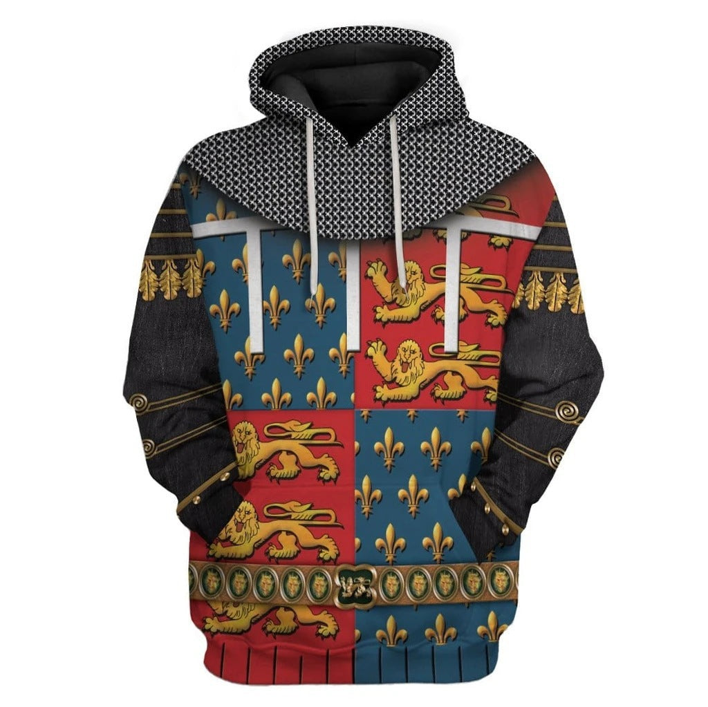 Historical Figures 3d Digital Printed Hoodie