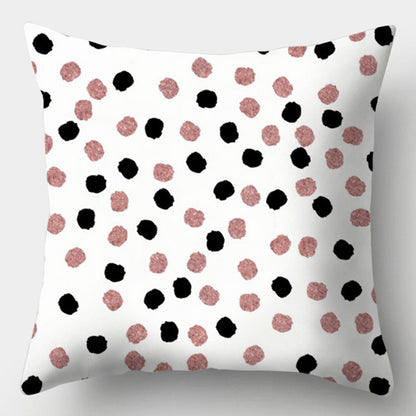 Modern Simple Pillow Home Cushion Geometric Amazon Hot Sale Peach Skin Fabric