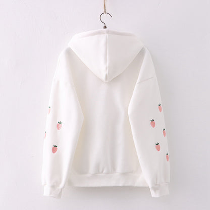 Fleece Thickened Hooded Pullover Sweater