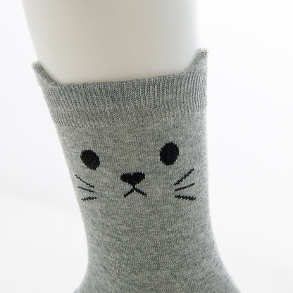 Cat Stereoscopic Ear Tube Stocking Woman