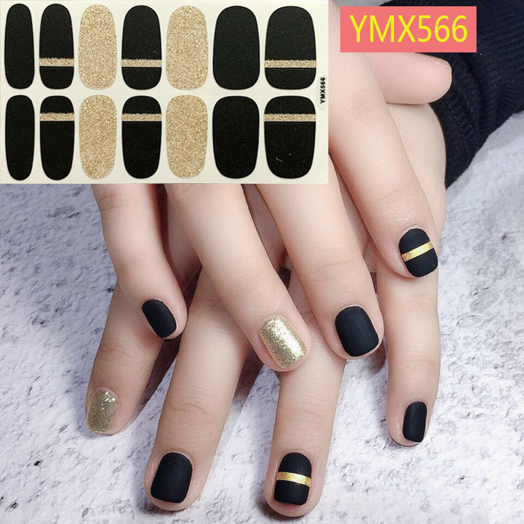 Net Red Nail Stickers Sports Style Trend Pepsi Logo