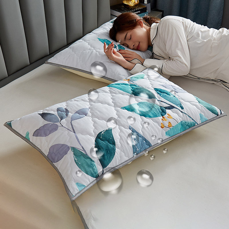 Pair Pack Waterproof Head Oil Resistant Latex Pillow Protectors