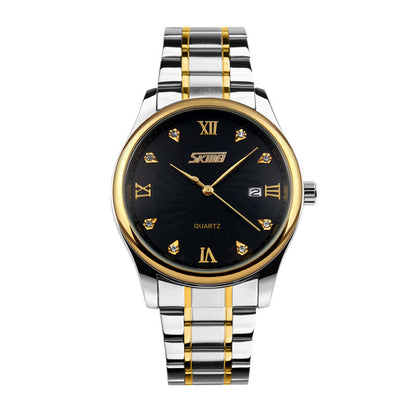 Steel Band Waterproof Quartz Watch Men's Watch