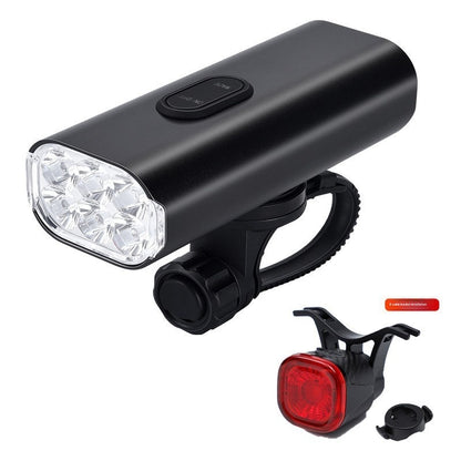 New Bicycle Headlight USB Rechargeable Cycling Light Suit