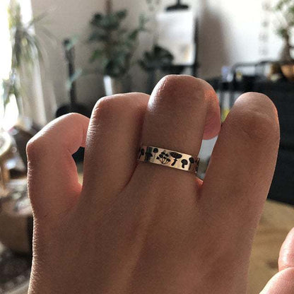 Vintage Fashion Simple Personality Women's Ring
