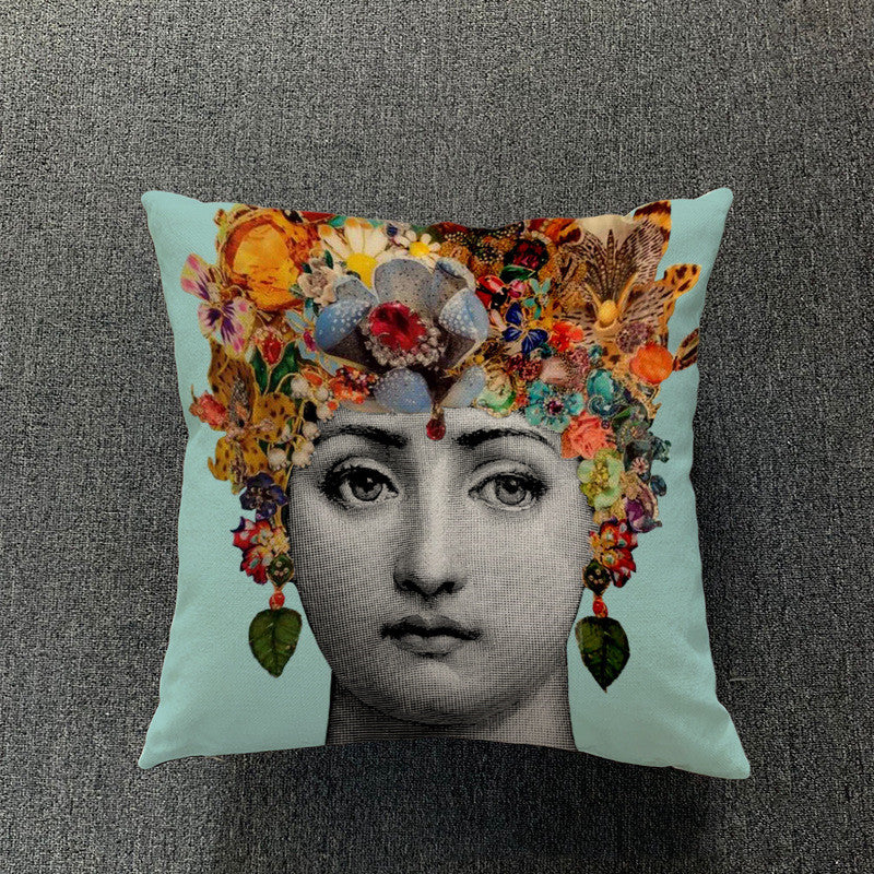 Simple Living Room Cotton And Linen Pillowcase