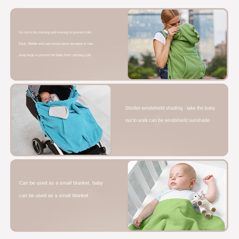 Children's Multi-functional Cartoon Strap Cape