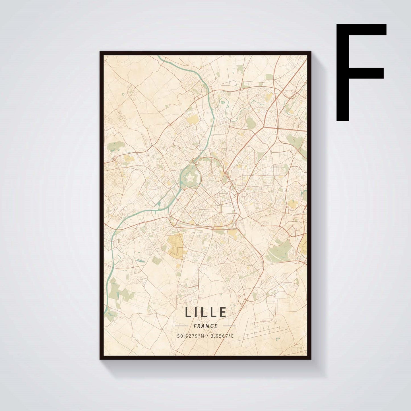 Grenoble Vintage Landscape Canvas Painting Poster
