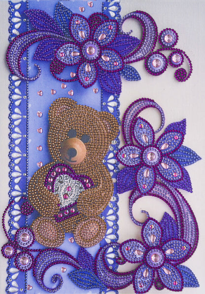 Crystal Special-shaped Bright Diamond Flower Living Room Porch Decoration Painting