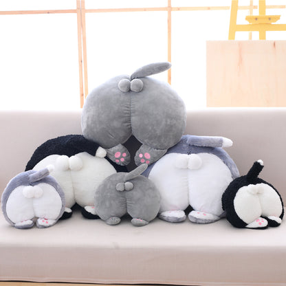 Cute Funny Cat Ass Pillow To Warm Hands