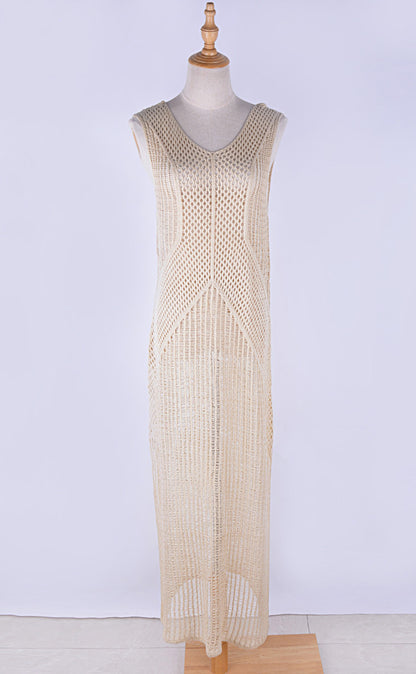 Loose Knit Beach Maxi Bikini