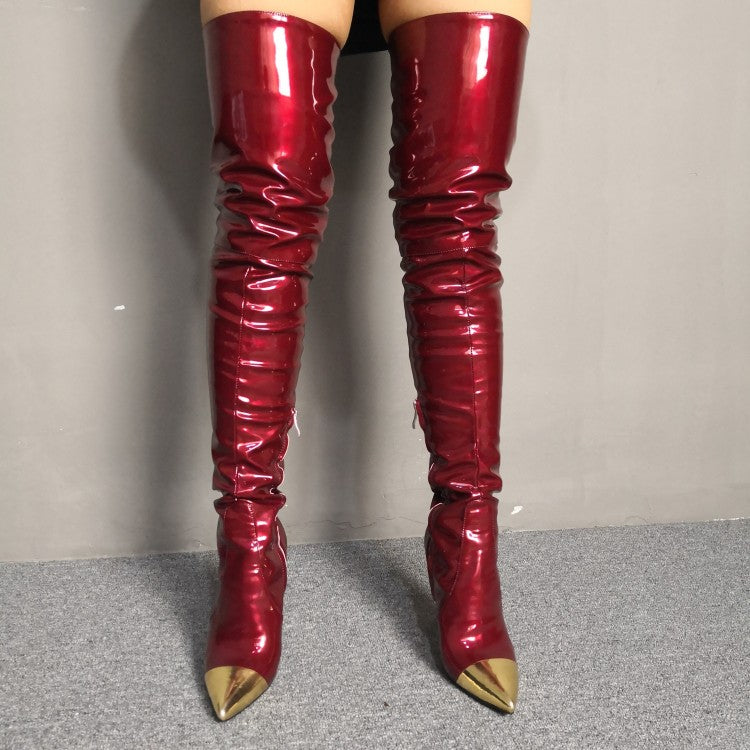 Fashion Slim Slim Leg Stretch Over-the-Knee Boots