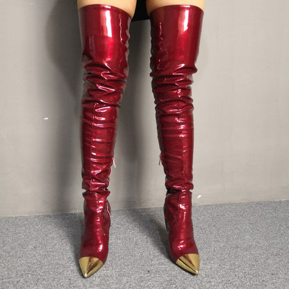 Fashion Slim Slim Leg Stretch Over-the-Knee Boots