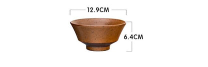 Coarse Ceramic-based  Personality Anti - Hot Small Soup Bowl