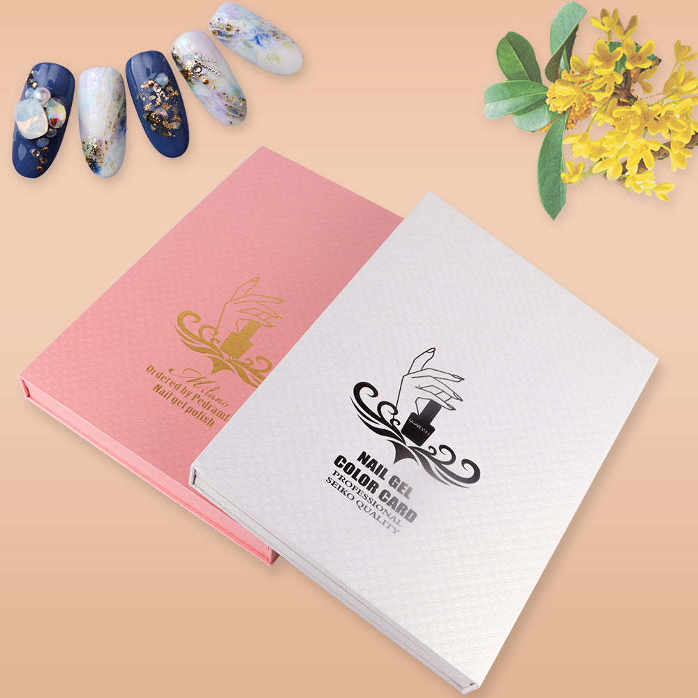 Nail Piece Pineapple Pattern Color Card Book Nail Polish Glue Display Board