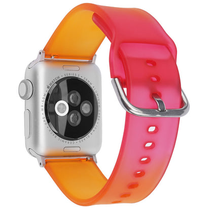 Silicone Inner Buckle Gradient Watch Strap