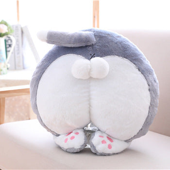 Cute Funny Cat Ass Pillow To Warm Hands