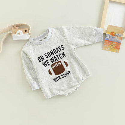Boys' And Girls' Simple One-piece Romper