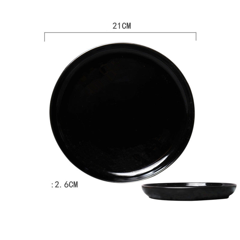 Ceramic Hand-painted Western Food Microwave Breakfast Plate