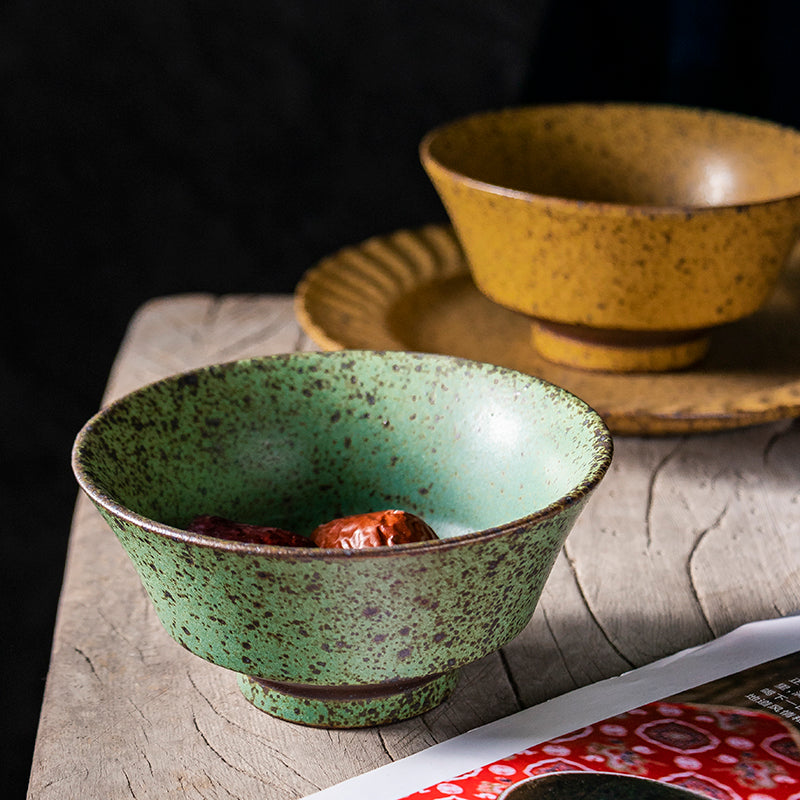 Coarse Ceramic-based  Personality Anti - Hot Small Soup Bowl