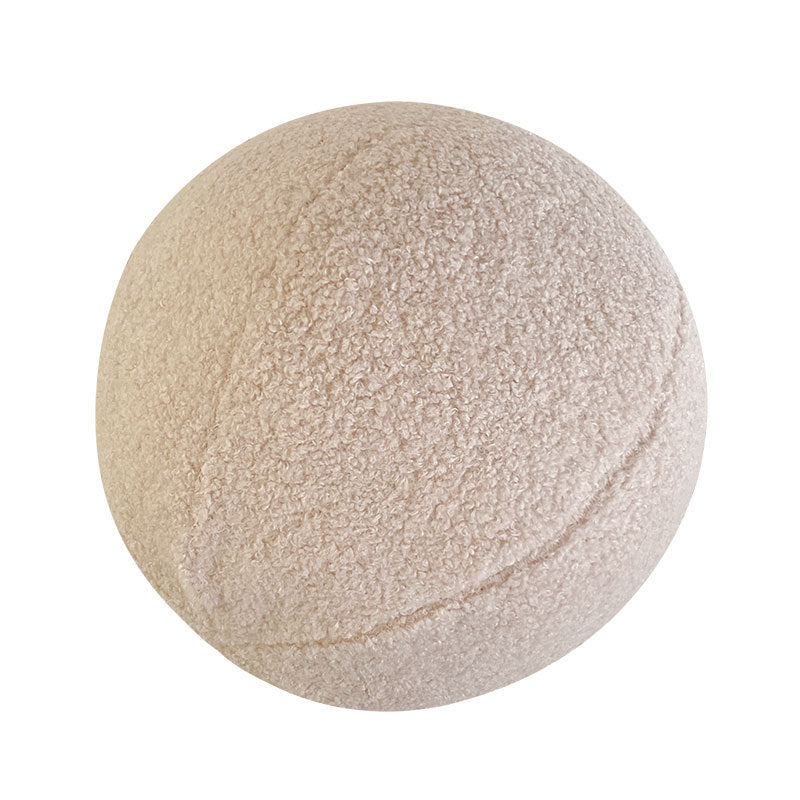 Geometric Shape Plush Ball Knotted Rope Cloud Pillow Cushion