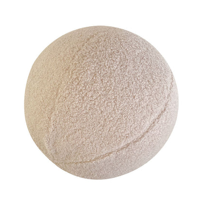 Geometric Shape Plush Ball Knotted Rope Cloud Pillow Cushion