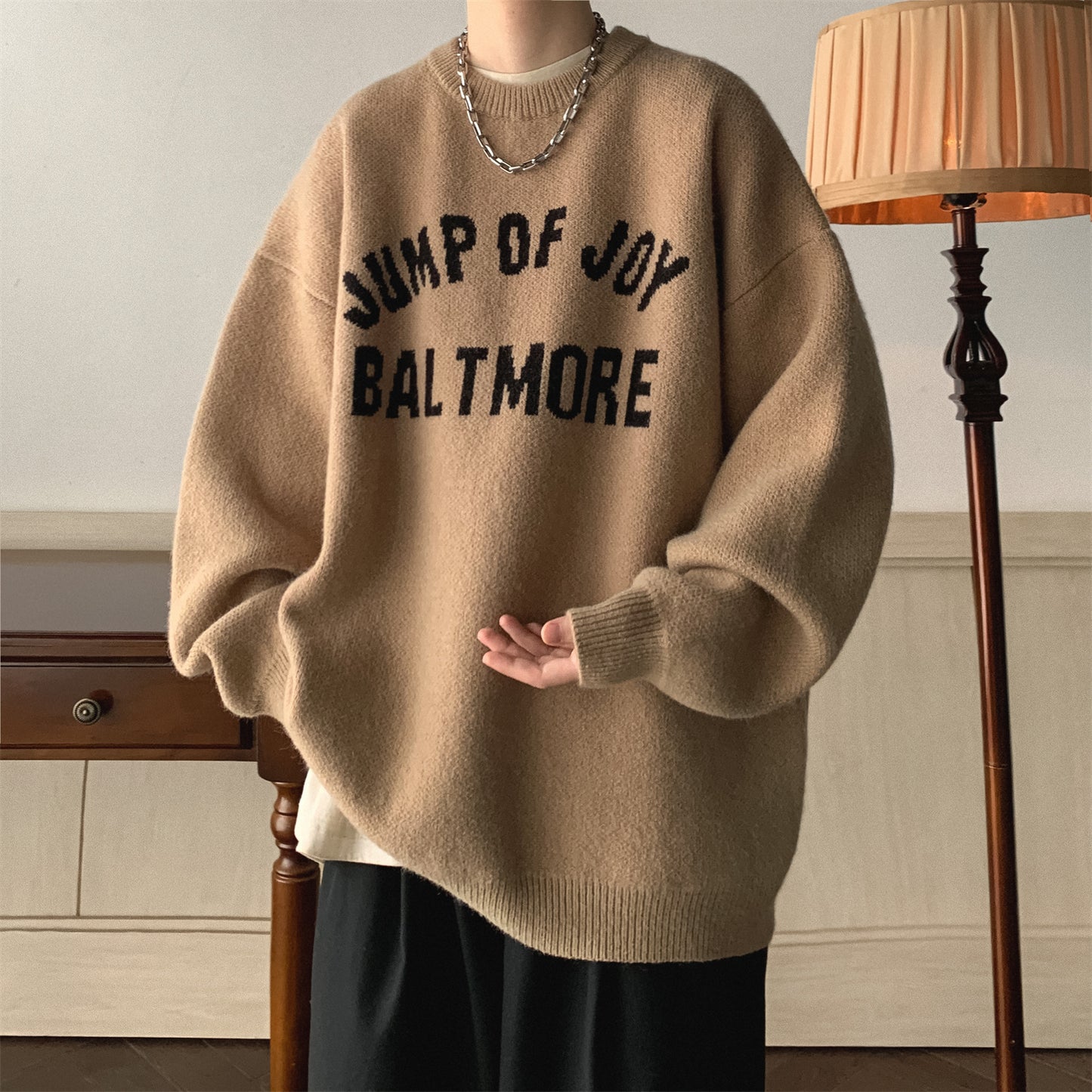 Sweater Men's Thick Trendy Brand Sweater