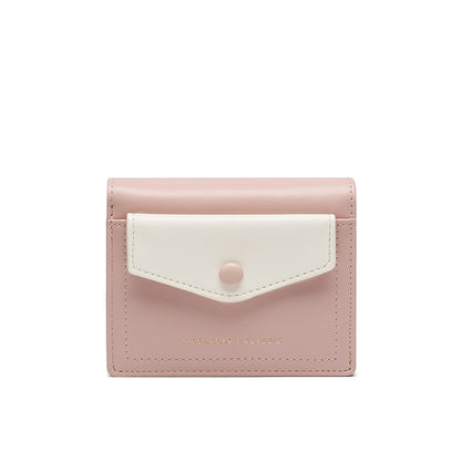 Urban Minimalist Women's Short Leather Wallet