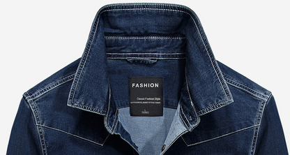 Men's Long Sleeved Denim Shirt Outdoor Leisure