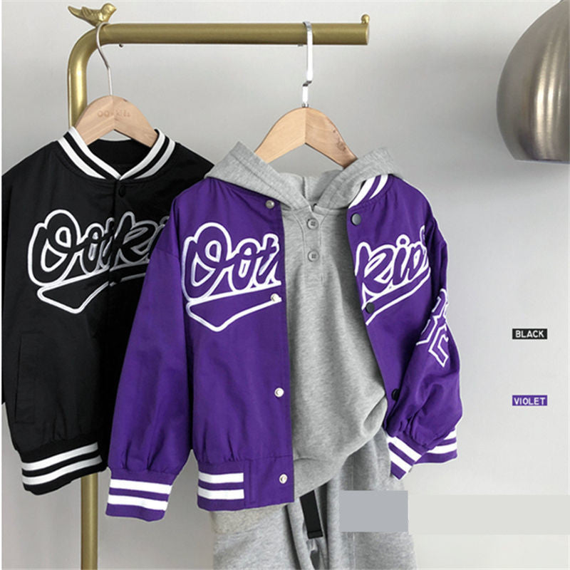 Korean Style Jacket Baby Spring And Autumn Fashion Western Style Top