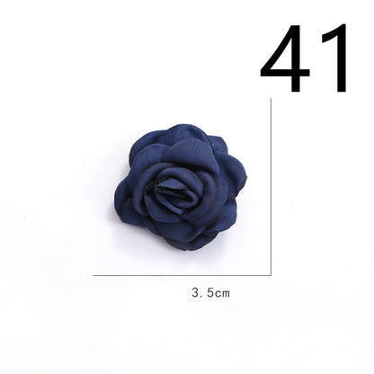 Fabric Flower Rose Sticky Head DIY Handmade Headdress
