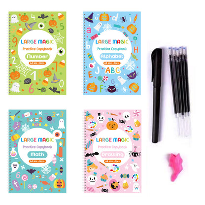 English Version Of The Groove Copybook Christmas Halloween Free Copybook Children Cartoon