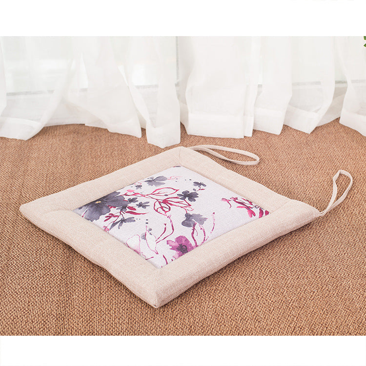 Four Seasons Home Dining Chair Linen Strap Non-slip Cushion