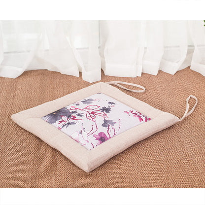 Four Seasons Home Dining Chair Linen Strap Non-slip Cushion
