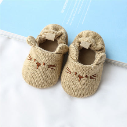 Fashion Simple Baby Knitted Booties