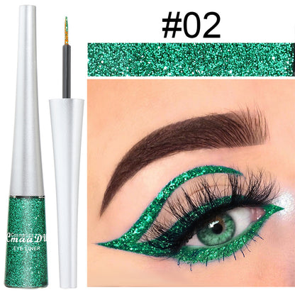 Creative Multicolor Glitter Powder Liquid Eyeliner