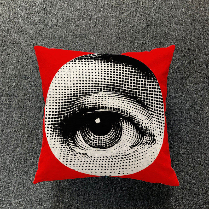 Simple Living Room Cotton And Linen Pillowcase